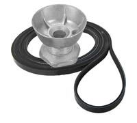 Compatibile per Whirlpool, Compatibile per Kenmore accessori asciugatrice | Kit ricambio cinghia trasmissione e puleggia unità motrice, codici 341241/8066184/PS11744884