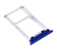 Compatibile per XIAOMI Mi 9 Lite M1904F3BG / MI CC9 (6.39") Alloggio SUPPORTO adattatore SLOT PORTA CARD SCHEDA SIM carrello Vassoio per NANO SIM + vano Memoria Micro Sd o Scheda SIM2 (Blu)
