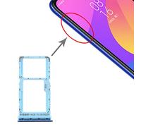 COMPATIBILE per XIAOMI MI A3 CC9E " BLU " Try tray Vassoio alloggio porta scheda Dual SIM Card Sim 1 + SLOT SIM 2 o slitta per lettore Memoria Micro Sd