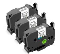 Compatibile Ptouch TZ Tape 18mm Nastro per Etichette Oozmas Compatibile con Brother Etichettatrice TZe-241 TZ 241 Nero su Bianco, Compatibile con Brother P-touch 1830 D400 D450 D600 P700 2430