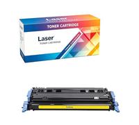 Compatibile Sostituzione Cartuccia Toner Per HP 124A Q6000A Q6001A Q6002A Q6003A Da Utilizzare Con HP Color Laser 1600 2600N 2605DN 2605DTN CM1015 CM1017 MFP Stampante,Giallo