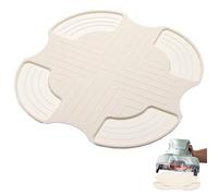 Compatibile Sottopentola in silicone Ninja Crispi su, cuscinetti caldi per friggitrice ad aria in vetro, resistente al calore, antiscivolo, protezione per piano di lavoro,Per Air fryer Ninja FN101GY