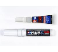Compatibile Tamiya 87211 Set Cement CA e Primer 3+3gr (PP/PE/Pom/Eva)