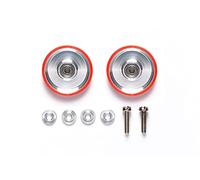 Compatibile Tamiya 95580 Mini 4WD Rotelle 17mm Anello in plastica Rosso