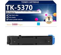 Compatibile TK-5370 Sostituzione della Cartuccia di Toner TK-5370BK TK-5370C TK-5370M TK-5370Y per Kyocera ECOSYS PA3500cx MA3500cix MA3500cif Stampanti, 7000 Pagine,Cyan