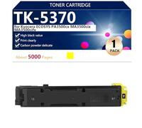 Compatibile TK-5370 Sostituzione della Cartuccia di Toner TK-5370BK TK-5370C TK-5370M TK-5370Y per Kyocera ECOSYS PA3500cx MA3500cix MA3500cif Stampanti, 7000 Pagine,Yellow