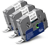 Compatibile Tze-231 Tze231 per Brother Tzc-231 TZ-231 Tze 12Mm 0,47 Nastro per E