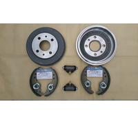 COMPATIBILE UNO 55 60 KIT FRENI POSTERIORI CILINDRETTI + GANASCE + TAMBURI