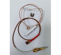 COMPATIBILI CON FRANKE ARISTON INDESIT kit termocoppia + candeletta di ricambio per BRUCIATORE doppia fiamma con ausiliare centrale CG 411 E 117