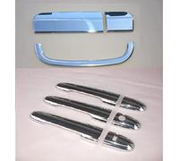 compatibili con Mercedes Vito W639 2003-2014 Copri Maniglia della Porta + Set di sblocco del Bagagliaio in Acciaio Inossidabile, per 3 Porte