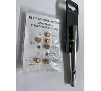 COMPATIBILI CON REX AEG -E VARI MODELLI DI PIANI COTTURA E CUCINE A GAS 6 UGELLI A METANO CON CHIAVINO IN DOTAZIONE
