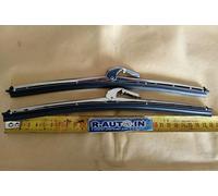 COMPATIBILI FIAT 850 / 500 2 SPAZZOLE TERGICRISTALLO CROMATE 7 mm 28cm
