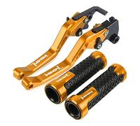compatibili Per Aprilia TUONO V4 1100RR FACTORY 2017 2018 2019 Moto Manubrio Leve Freno Frizione Regolabili Manopole Maniglia(Oro)