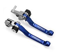 compatibili Per KDX125SR 1990-1999 1992 1996 1997 1998 Motocross Dirt Bike Leve Freno Frizione In Alluminio CNC Leva Pieghevole Leva Pivot Moto(Blu)
