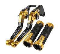 compatibili Per Yama&ha XSR900ABS XSR900 ABS XSR 900 2016-2020 2017 Leva Freno Frizione Moto Leve Pieghevoli Regolabili Allungabili Manopole Manubrio(Oro)