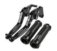compatibili Per Yama&ha XSR900ABS XSR900 ABS XSR 900 2016-2020 2017 Leva Freno Frizione Moto Leve Pieghevoli Regolabili Allungabili Manopole Manubrio(Nero)