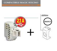 COMPATIBILI SERIE MAGIC BTICINO PRESE INTERRUTTORI SCHUKO PULSANTE BTICINO