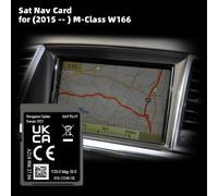 Compatibilità A218 V20 con la copertura della mappa Mercedes Classe M W166 Francia Polonia Navigazione Scheda SD da 32 GB