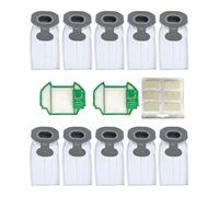 Compatibilità for aspirapolvere senza fili Kobold VK7 FP7, 10 sacchetti for la polvere, 2 prefiltri, 1 pastiglie/bastoncini profumati