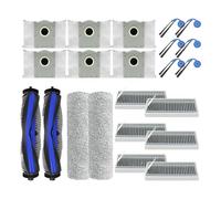 Compatibilità for kit di accessori for aspirapolvere Ecovacs Deebot X9 Pro Omni/Spazzola laterale principale Filtro Hepa Panno for mocio Sacchetto for la polvere