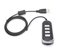 Compatibilità perfetta con le cuffie wireless garantita da un adattatore USB universale ABS di alta qualità, che offre controlli in linea e un vero