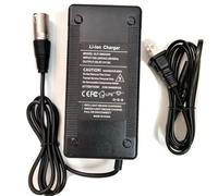 [Compatibilità verificata] Caricatore elettrico 52 Volt 3-Pin XLR, per Juiced CrossCurrent RipCurrent HyperScorpion 52V Battery Pack e altre marche 14S 52V 3-Pin (58.8V 3A max)