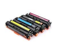 Compatible 201A X CF400A 401 402 403 Toner Cartridge for H-*P Color L-aserJet Pro M252dw dn n MFP M277n(CF400A-4color)