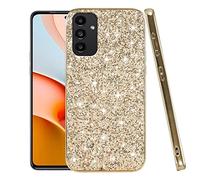 Compatible avec coque Samsung A14 5G Paillette, ultra sottile coque Samsung Galaxy A14 5G antichoc housse de protection Glitter étui brillant Silicone Cover pour femmes (oro)