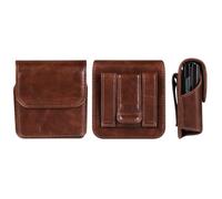 Compatible avec Samsung Galaxy Z Flip 7/6/5/4/3/2/5G Fondina da Cintura Pelle per Smartphone, Uomo Marsupio Cintura Custodia per Cellulari Compatible avec Motorola RAZR 5G/60/60 Ultra/50/50 Ultra