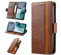 Compatible con Motorola Edge 20 Pro 5G Custodia,Compatibile con Motorola Edge S Pro Portafoglio con chiusura magnetica Flip Porta carte Stand Cover Brown