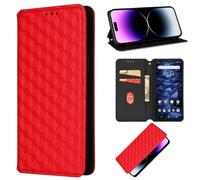 Compatible con Samsung Galaxy A16 Custodia,Compatibile con Samsung Galaxy A16 Flip Chiusura magnetica Protezione Portafoglio Cover Red