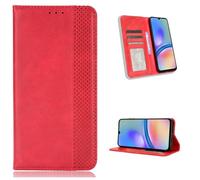 Compatible con TCL 30E / 306/305 Custodia,Compatibile con TCL 30 SE 6165H Magnetic Closure Protection Phone Wallet Cover Red