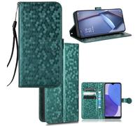 Compatible con ZTE nubia Neo 5G Custodia, portacarte, compatibile con ZTE nubia Neo 5G Chiusura magnetica Flip Stand Cover Green