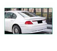 Compatible For BMW 7 Series E66 Rear Luggage Lid Spoiler 2002-2008 Rear Luggage Lip Wing Later Stage Large Pressure Tail Wing FRP Black Car(White)