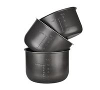 Compatible For Midea, Electric Pressure Cooker Inner Pot 4L/5L/6L, Non-stick Rice Pot, Steel Black Crystal Inner Pot Accessory(5L)