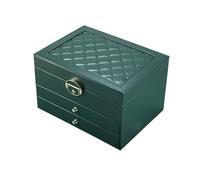 Compatible For Multi-Layer Drawer-Type Jewelry Box Household Large Capacity Earring Storage Organizer With Oxidation Finish(White)