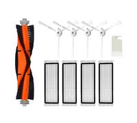 ,Compatible For xiaomi, Mi Robot Vacuum Cleaner 1 / 1S SDJQR01RR SDJQR02RR | ，Compatible For Roborock， E2 E3 E4 E5 S4 S4 Max S5 Main Side Brush Filter(10pcs)