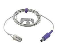 Compatible Perlong Reusable Ear Clip Spo2 Sensor Probe Perlong Cable 6 Pins Connector 9.8 ft