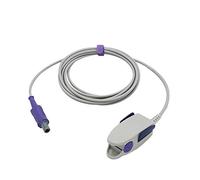 Compatible Perlong Reusable Spo2 Sensor Probe Perlong Cable 6 Pins Connector 9.8ft
