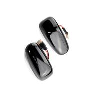 Compatible with Benz for C-Class W202 1994-1997 for CLK-Class W208 2000 Car Side Marker Turn Signal Lights Blinker Lamp laterali luci di segnalazione(Crystal white)