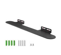 Compatible with Bose Smart Soundbar 900 Holder Wall Mount Bose Smart Soundbar 900 Stand Accessories with Integrated Cable Management, Smart Home Speaker Accessories Rack (Black) 2 Pieces