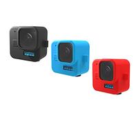 Compatible with Gopro Hero 11 Black Mini Waterproof Remote Control Silicone Case for Gopro Hero 11 Black Mini Silicone Dustproof and Drop Proof Action Camera Accessories (Blue, G11M-GJT-BK)