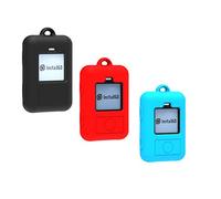Compatible with Insta360 X2 / X3 / RS GPS Waterproof Remote Control Silicone Case for Insta 360 One X3 Silicone Dust-Proof and Drop-Proof Action Camera Accessories (Blue, GPS-GJT-BK)