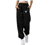 Compatible with Moto Intimo Uomo Inverno Classic Donna Jogging Pantaloni Elasticizzato Cordino Vita Alta Attraente Stampa Farfalle Mutande Termiche Super Morbide Donna Inverno, bianco, XXL