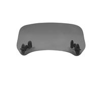 Compatible With Motorcycle Scooter Adjustable Clip On Windscreen Windshield Extension Spoiler Wind Deflector Adjustable Lockable (Color : Large Smoked)