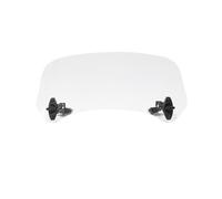Compatible With Motorcycle Scooter Adjustable Clip On Windscreen Windshield Extension Spoiler Wind Deflector Adjustable Lockable (Color : Large Transparent)