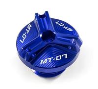 Compatible with MT07 MT-07 MT 07 FZ07 2015-2021 2022 2023 2024 Front Rear brake Fluid Reservoir Cover oil filler Cap tire valve cap(Oil filler cap- Blue)