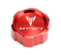 Compatible with MT07 MT-07 MT 07 FZ07 2015-2021 2022 2023 2024 Front Rear brake Fluid Reservoir Cover oil filler Cap tire valve cap(Rear red)