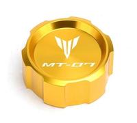 Compatible with MT07 MT-07 MT 07 FZ07 2015-2021 2022 2023 2024 Front Rear brake Fluid Reservoir Cover oil filler Cap tire valve cap(Rear gold)