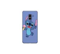 Compatible with Samsung Galaxy A8 (2018) Transparent Case Happy Stitch